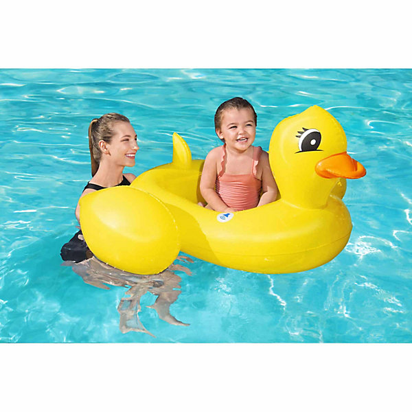 Bateau Gonflable pour Enfants Canard Jaune Bestway 111x98x51 cm Son a partir de 3 Ans