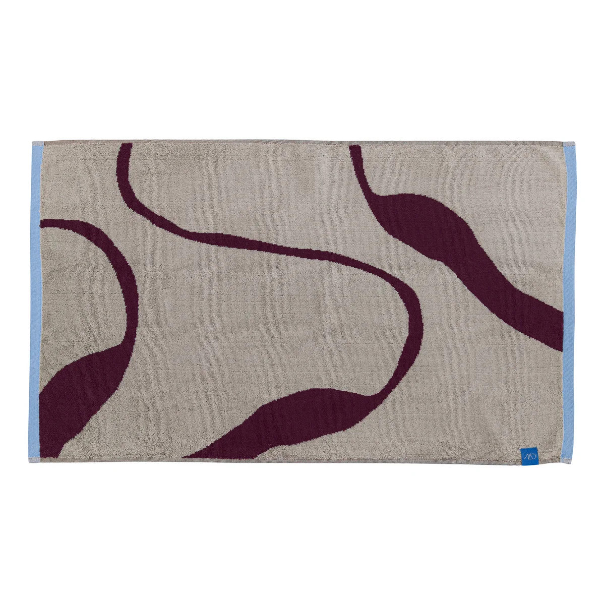 Mette Ditmer - NOVA ARTE Badematte 50 x 80 cm, wine / sand