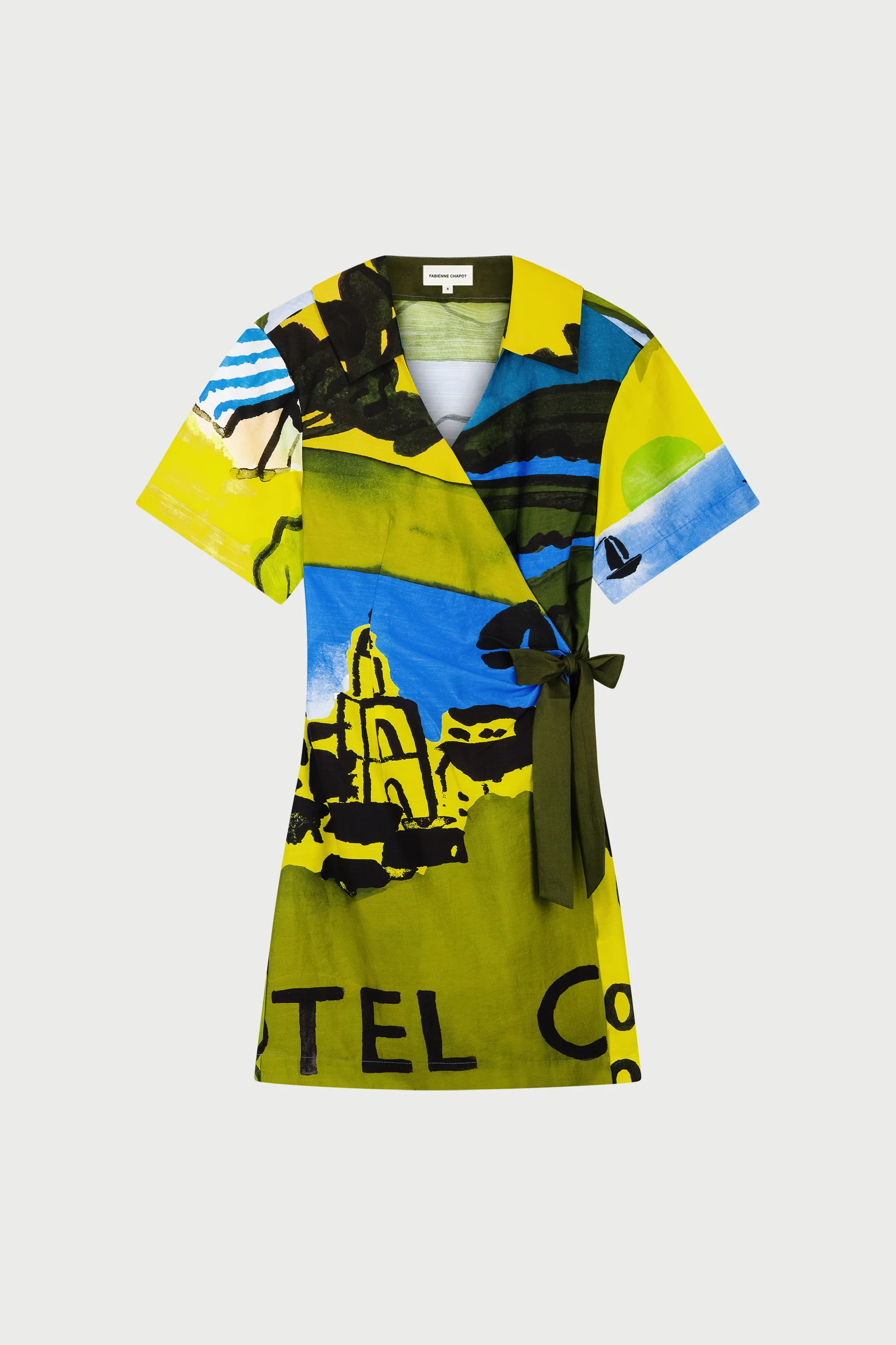 Roja Dress | Yellow/Blue