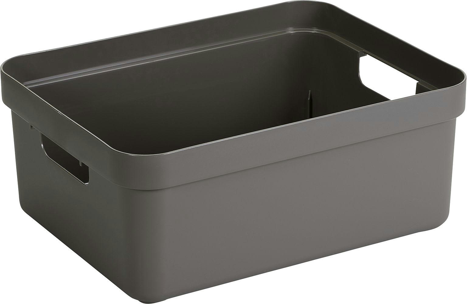 - Boite de rangement sigma home box 24l taupe