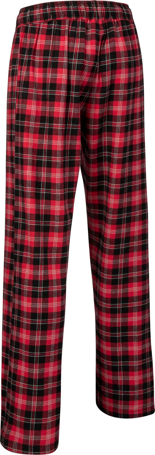 EXP Men's Plaid Pajama Pants Set, Red