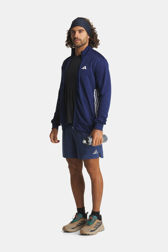 adidas The Workout Essentials All-Set 3-Stripes Knit Track Top