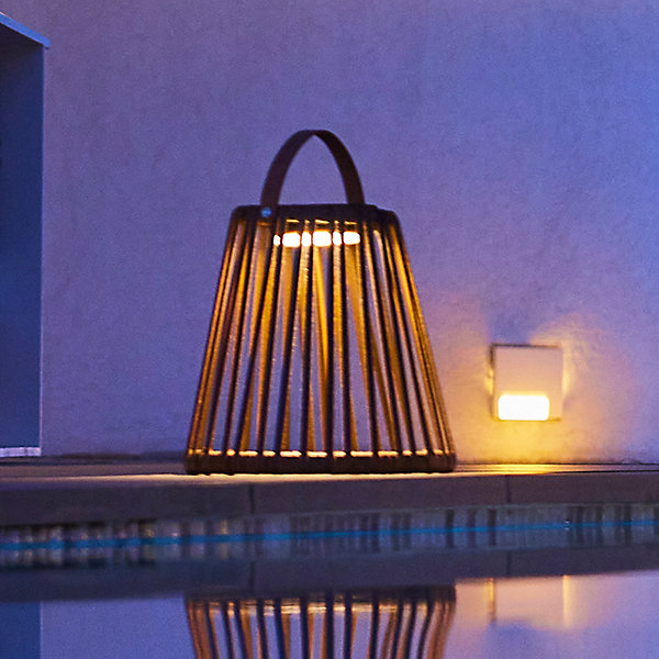 Lanterne solaire et rechargeable EVANIA H28cm