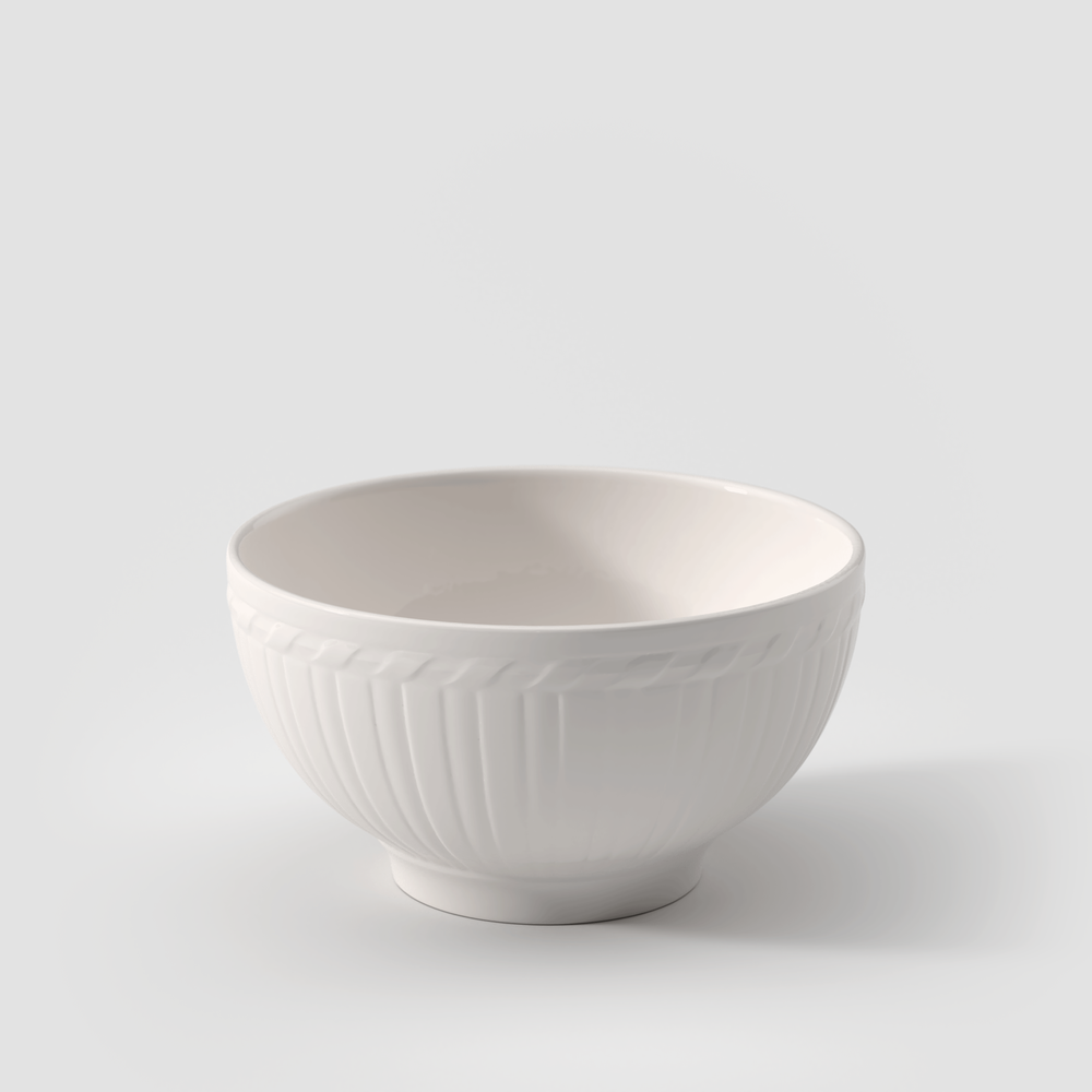 Cellini Serving Bowl - White, 17 oz, Premium Porcelain