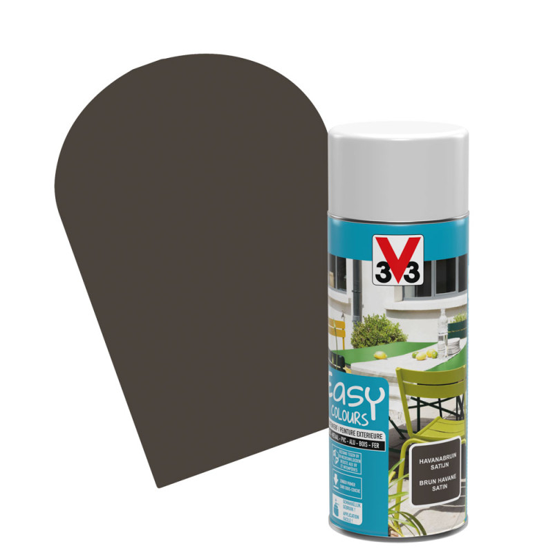 Laque Easy Colours brun Havane satiné 0,4 L V33