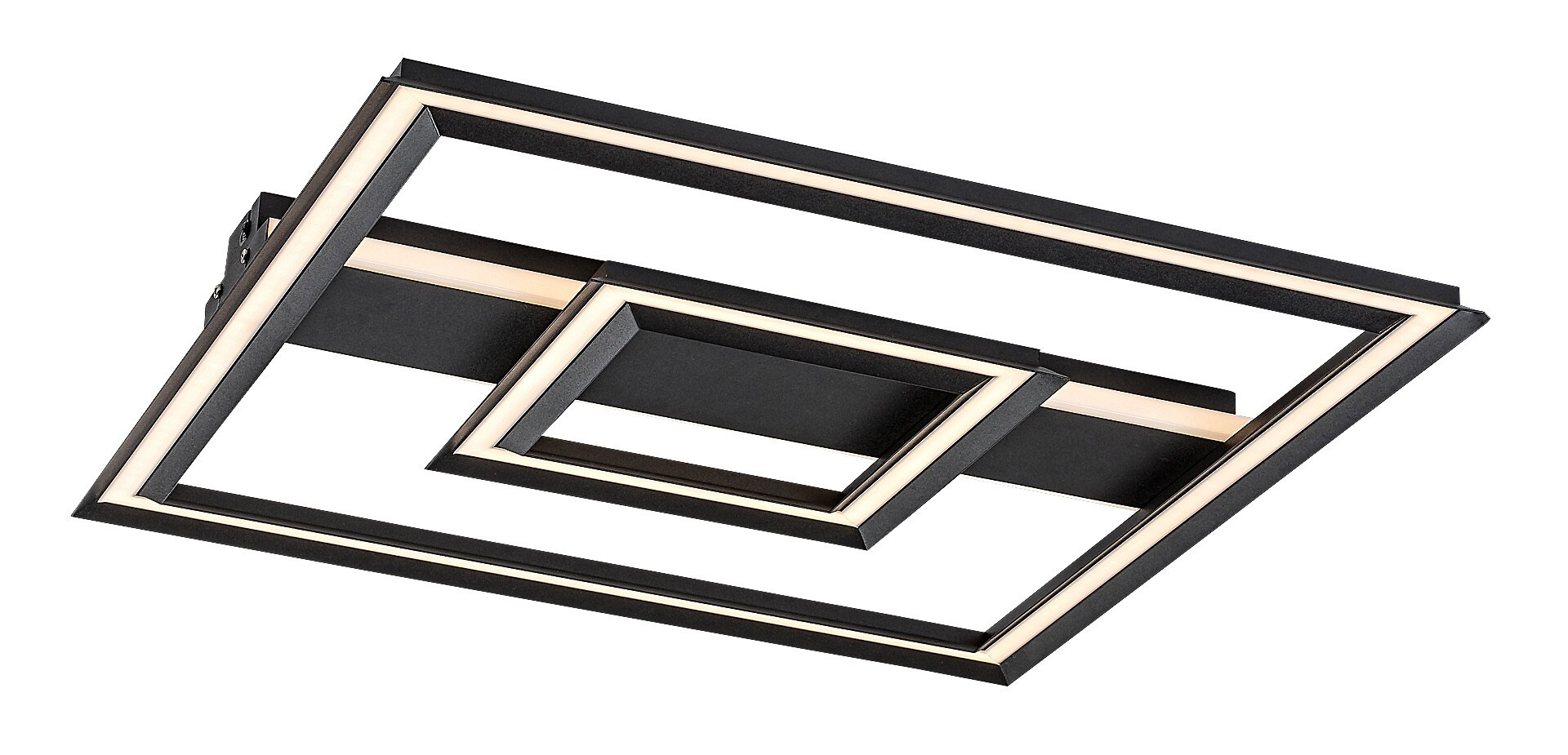 Lampa sufitowa SIDONA czarno-biała LED 1x48W Ciepła biel 2300lm Rabalux