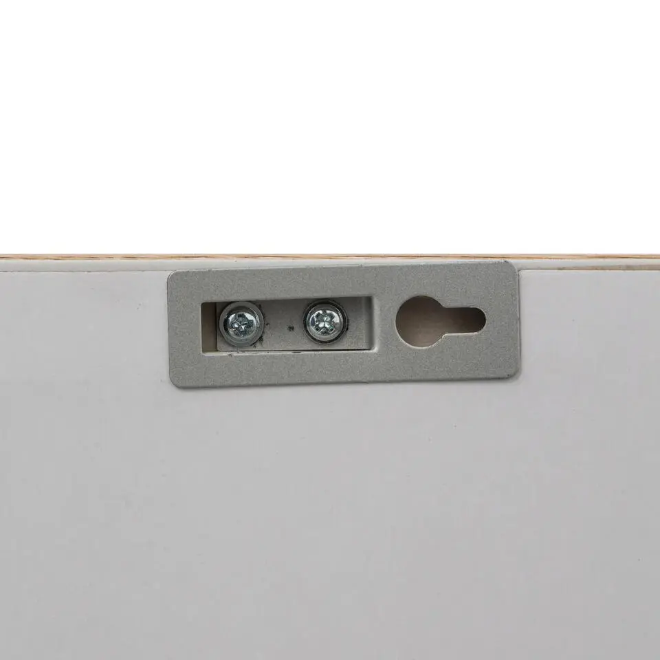 5five Spiegel/wandspiegel - 34 x 44 cm - kunststof - wit