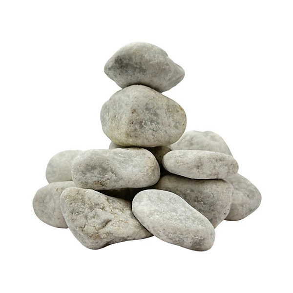 BIG BAG de 1m3 ( /- 1,5T - 20M²) Galet de Marbre Blanc de Carrare 25/40 mm - Livraison PREMIUM