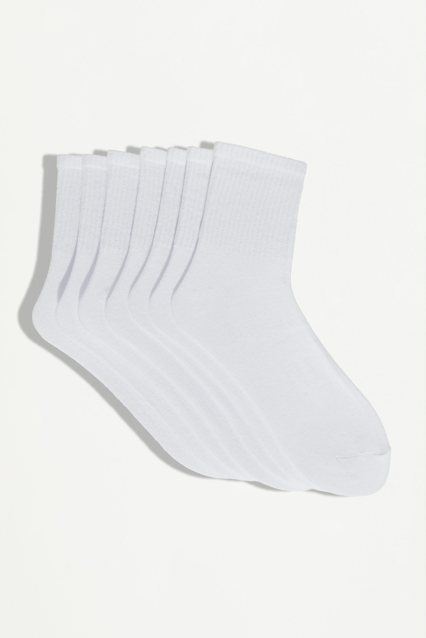 Calcetines cortos rib (Pack 7)