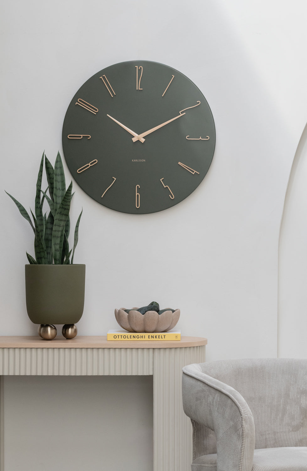Karlsson - Wall Clock Esmerado Large