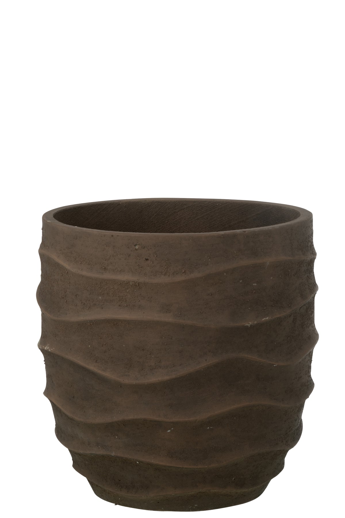 J-Line bloempot Golf   Buiten zand - steen - bruin - medium