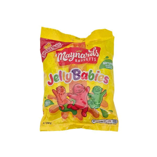 Maynards Bassetts Jelly Babies 350g