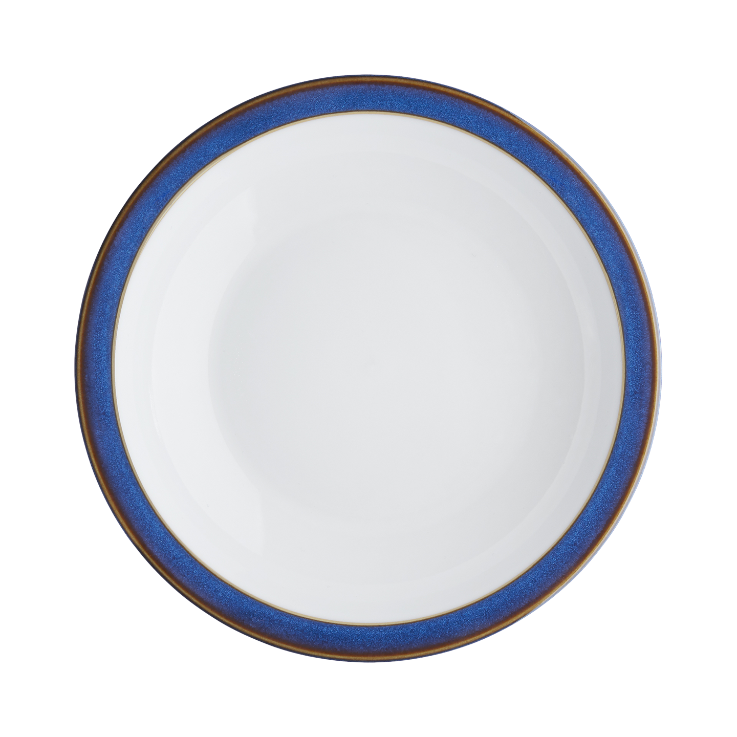 Imperial Blue Shallow Rimmed Bowl