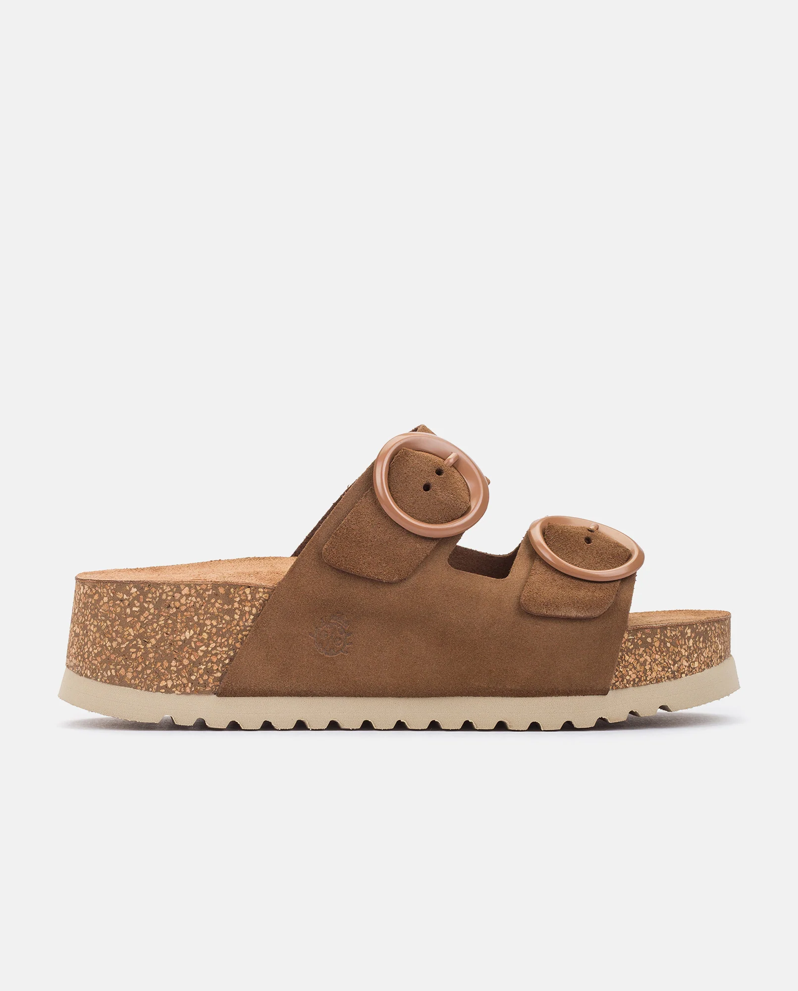 Sandalia de plataforma Velez 003 cuero