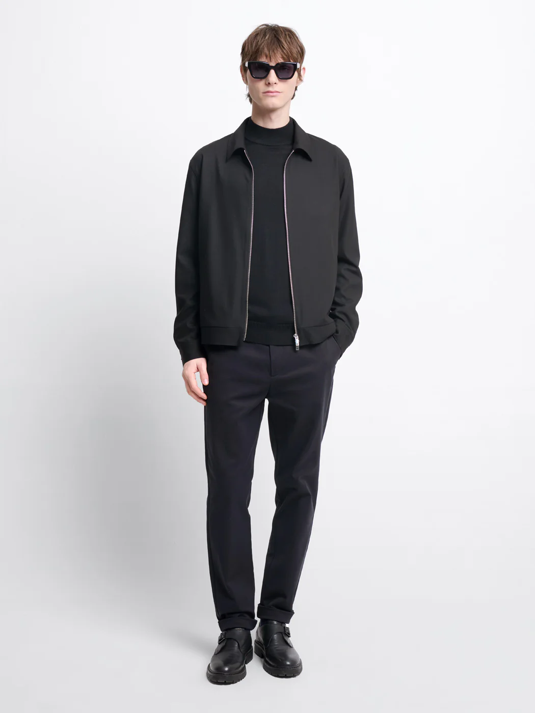 Chino en coton mélangé stretch