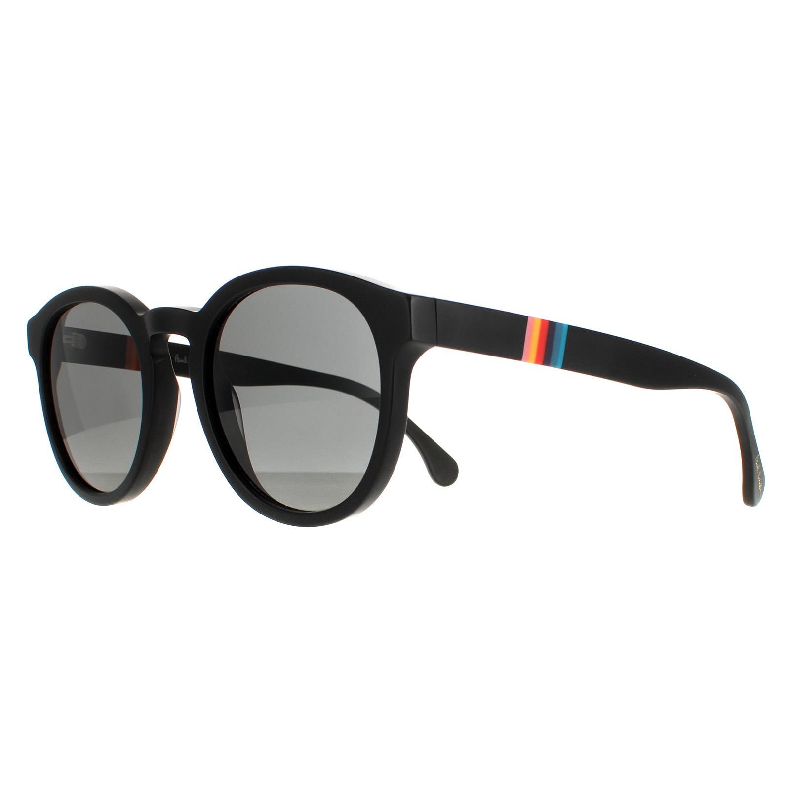 Paul Smith Round Matte Black Grey Gradient PSSN056 Deeley