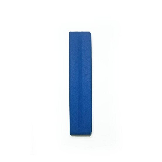 Royal Blue Poly Cotton Bias Binding 25mm x 2.5m