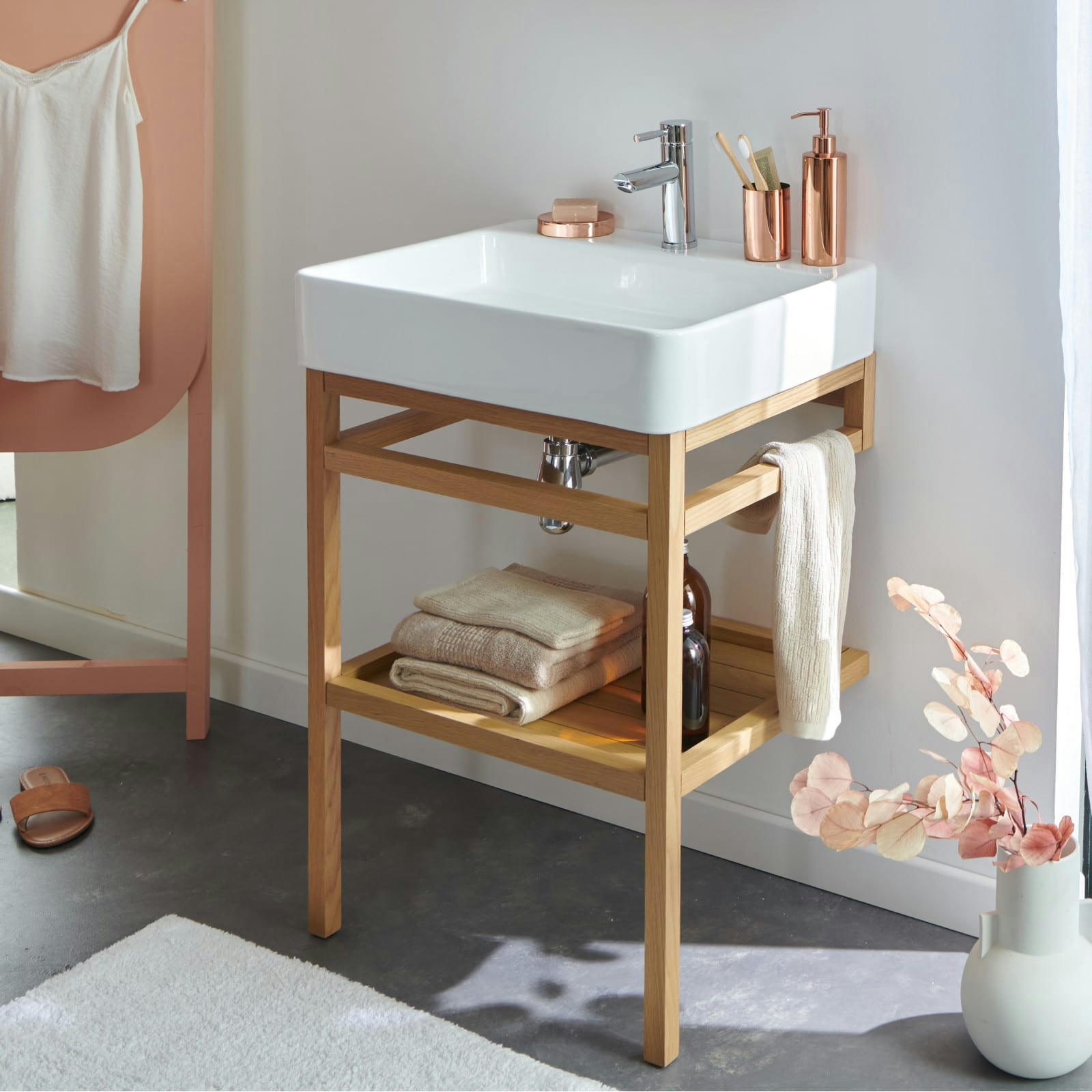 HOPP - Meuble de salle de bain 60 cm  avec vasque