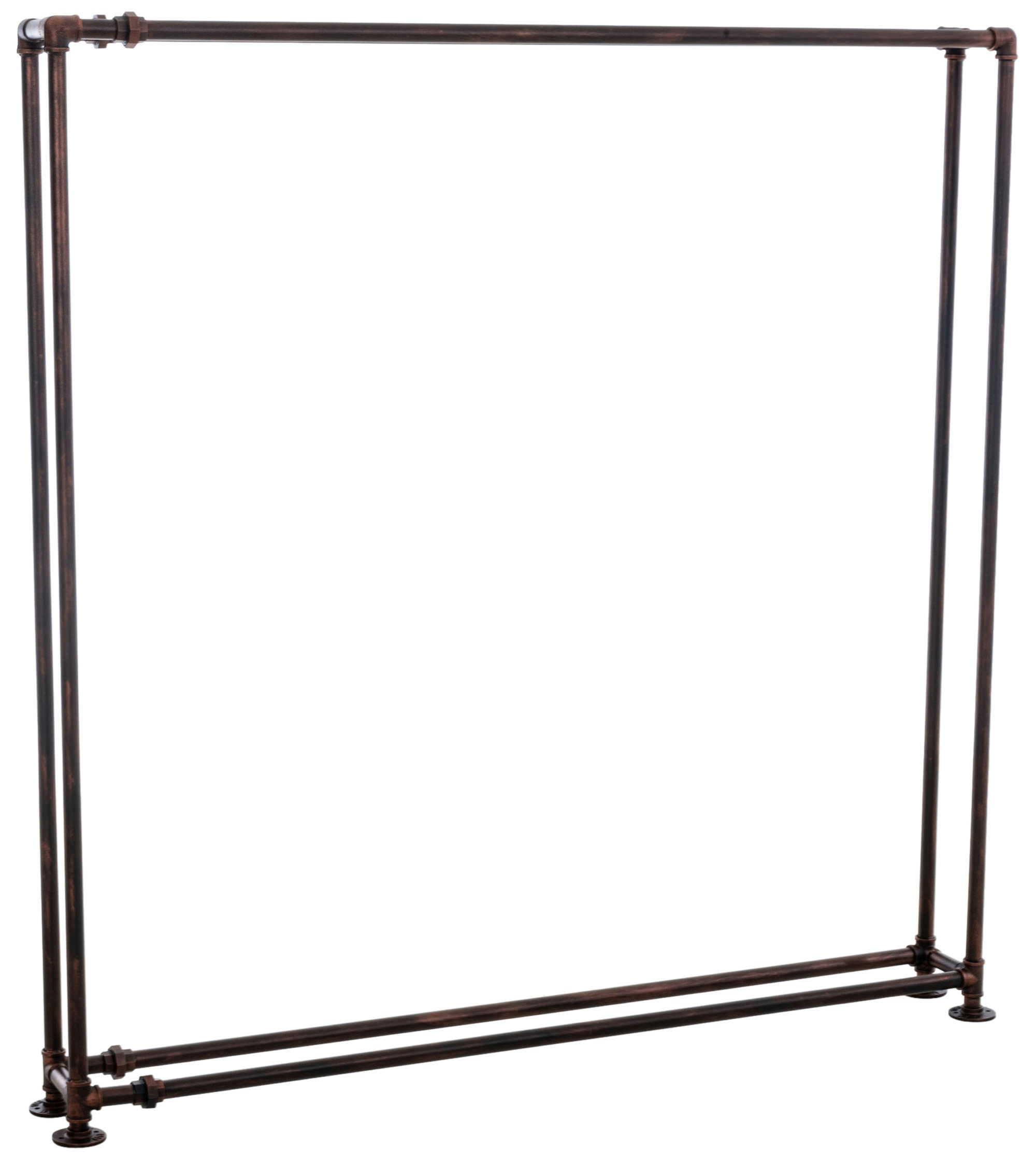 TINOS - Porte-bûches solide et design en métal Bronze