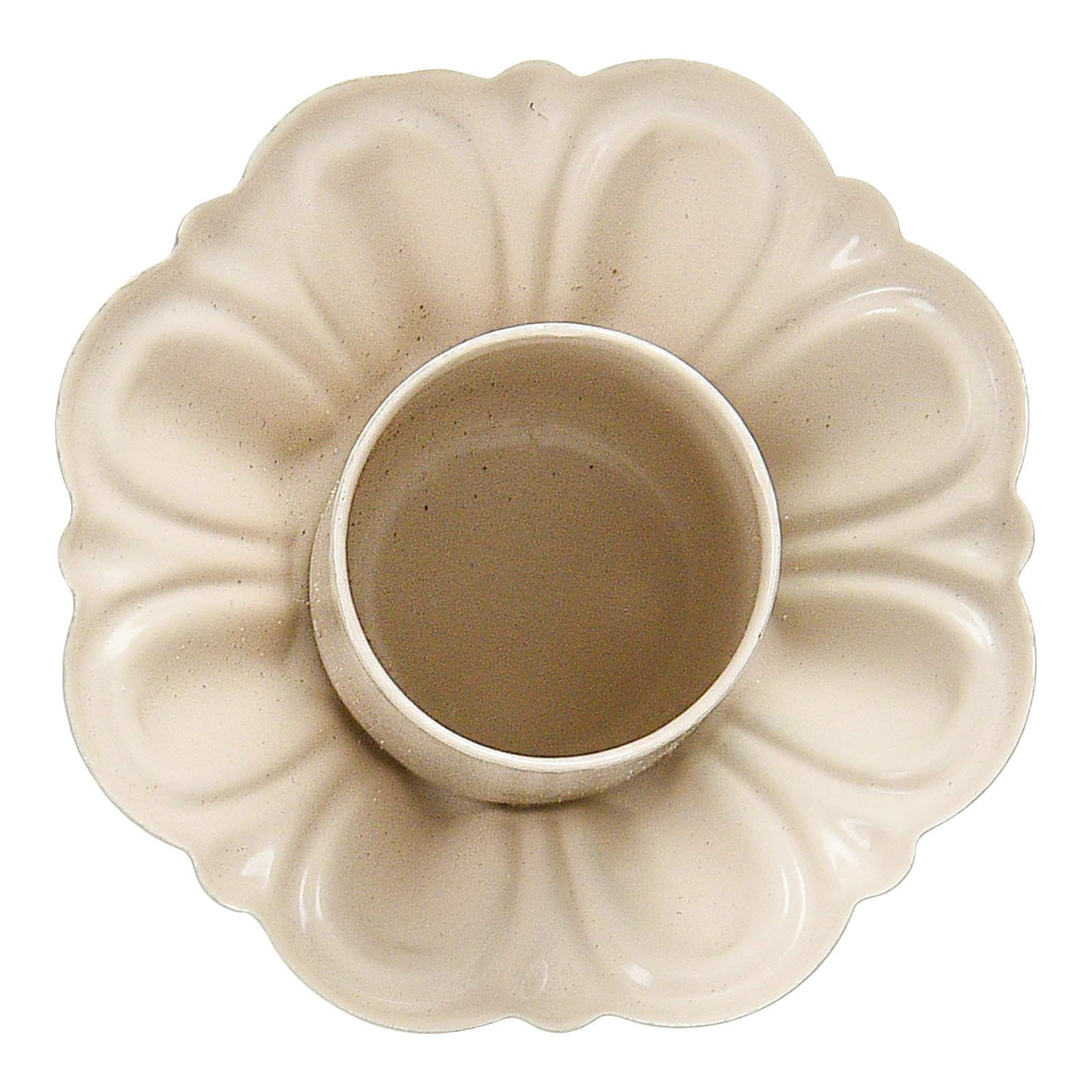 Flaschenaufsatz-Stabkerzenhalter Creme, ⌀ 5 cm, H 70 mm
