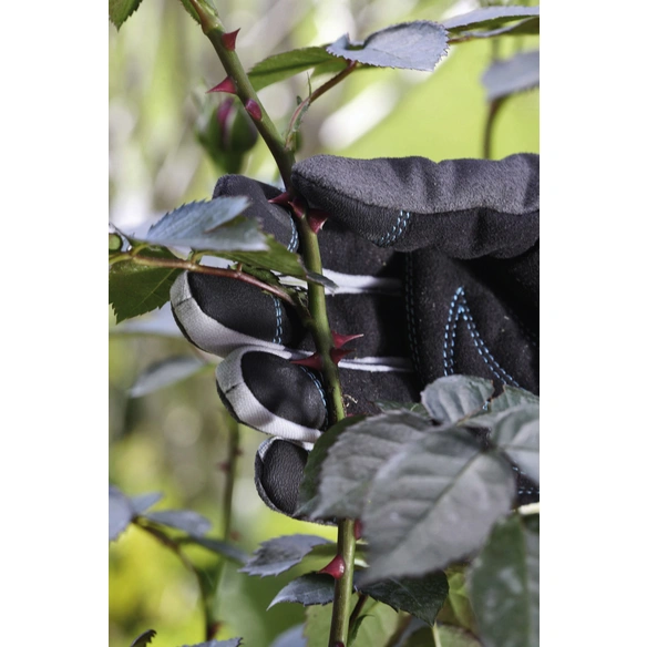 Gartenhandschuhe, schwarzgrau, KeraTect-glasiert