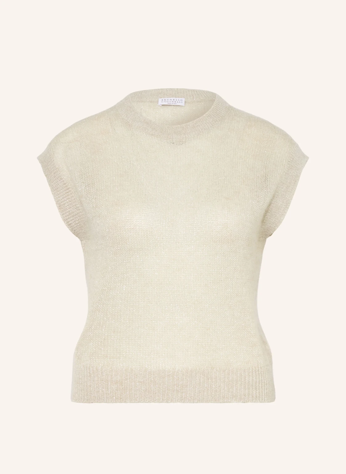 BRUNELLO CUCINELLI Pullunder mit Mohair und Glitzergarn
