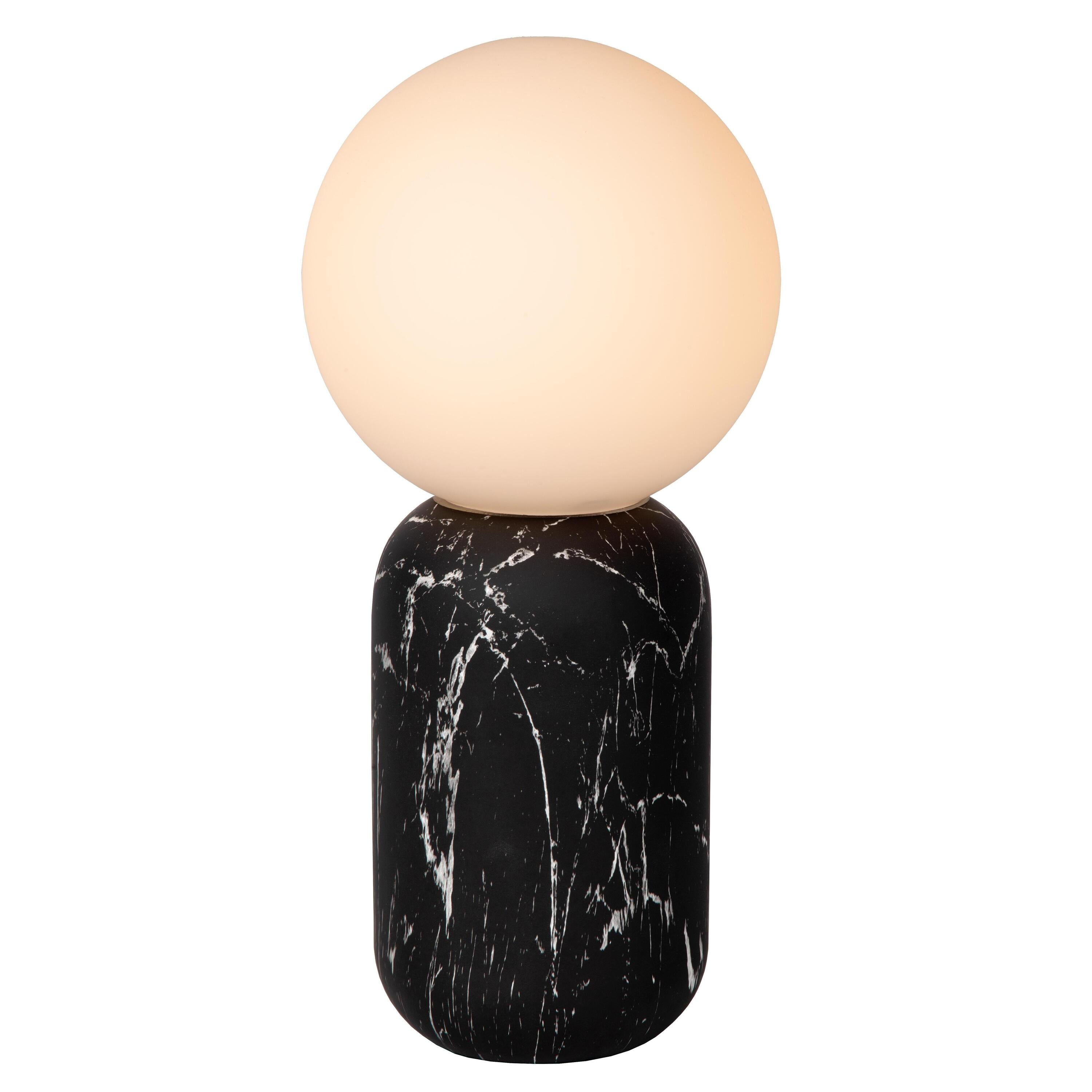 Marbol tafellamp zwart