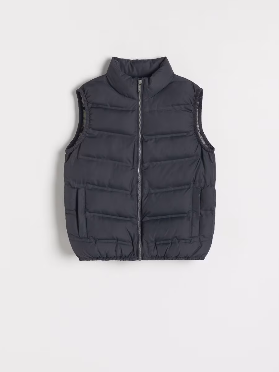 Vest With Stand Up Collar