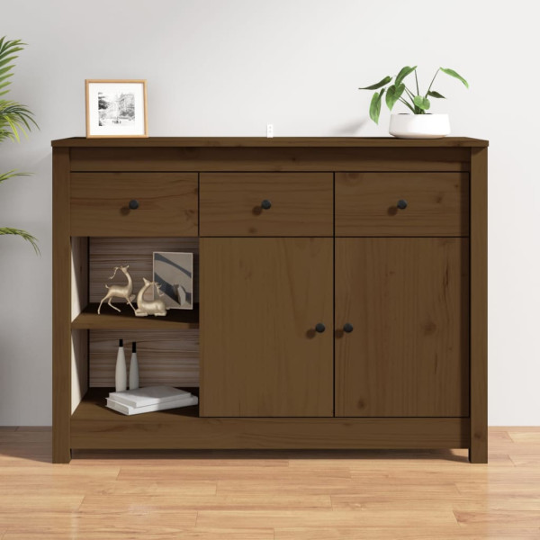 VidaXL Komoda miodowy brąz 100x35x74 cm