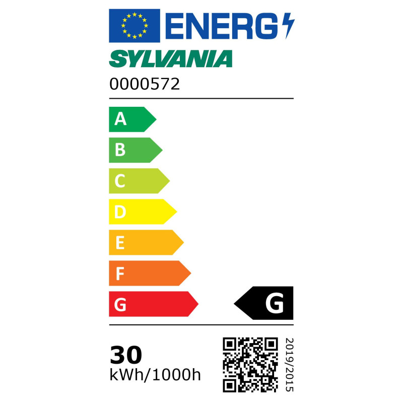 Tube Fluo T8 Luxline Plus blanc chaud 2400 lm 30 W SYLVANIA