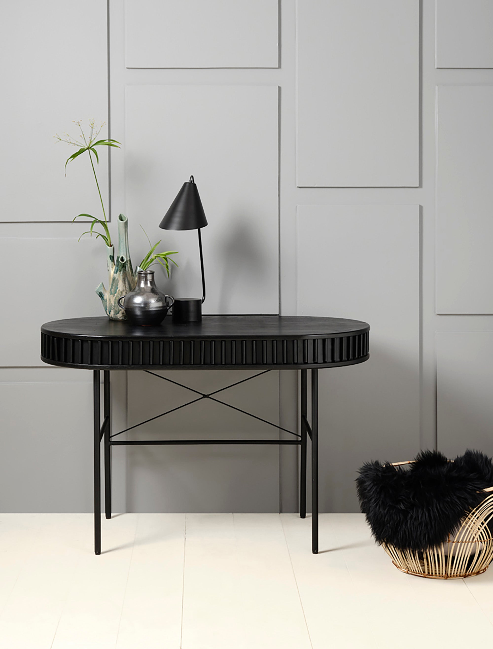 Morrin Bureau - 120 x 60 cm - Zwart