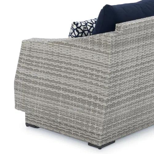 Fionnula 7 Piece Wicker Rattan Sofa Seating Group with Sunbrella Cushions