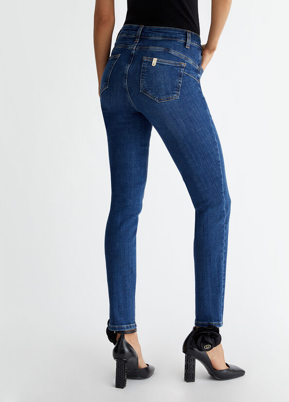 Jeans skinny bottom up
