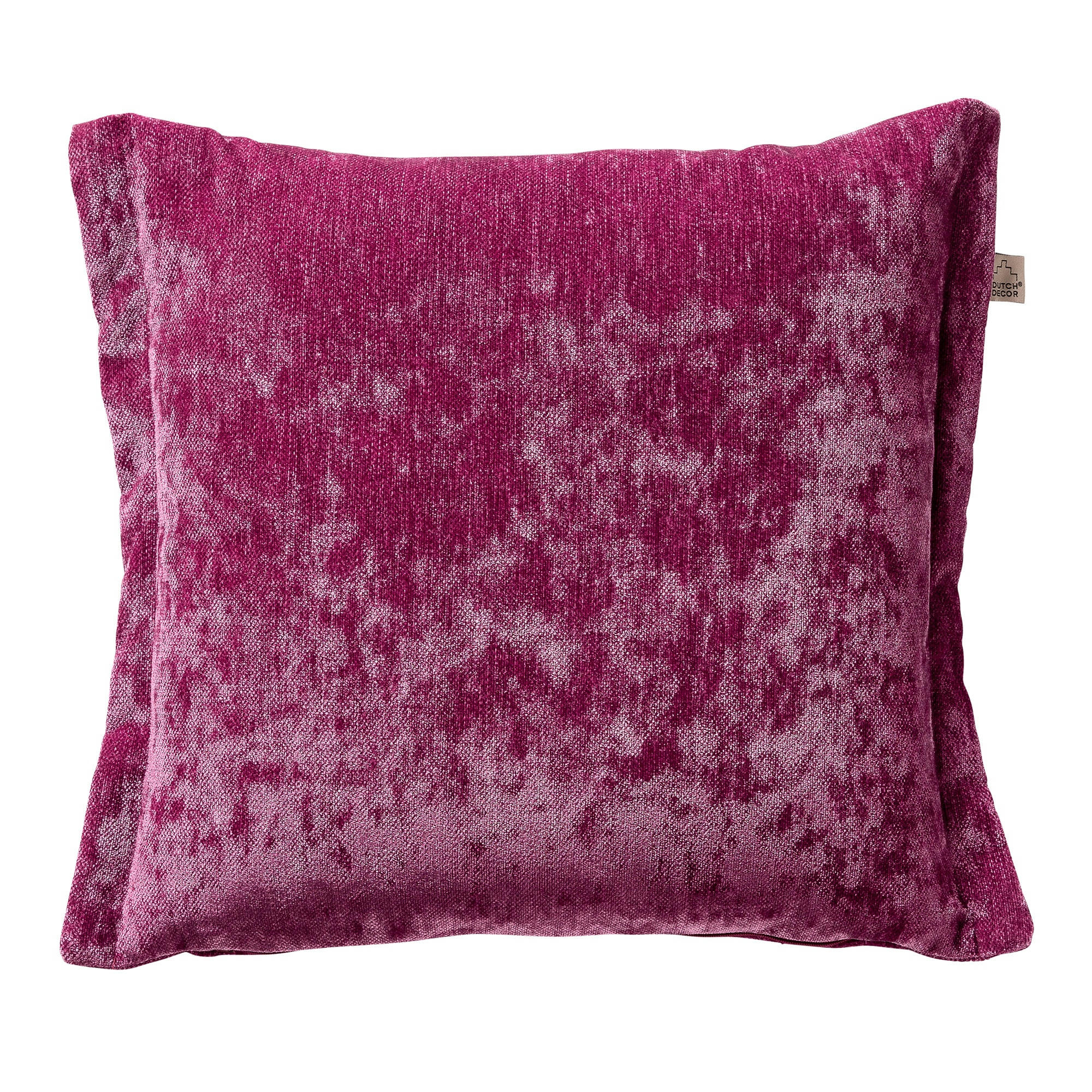 - Housse de coussin multicolore en polyester-45x45 cm uni