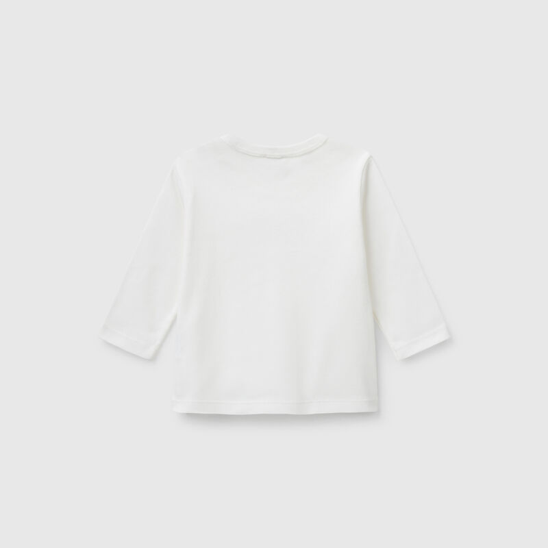 Long sleeve cotton t-shirt
