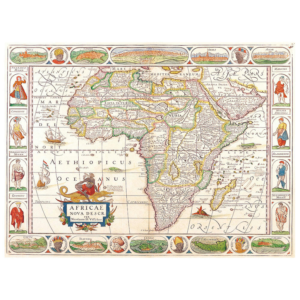 - Tableau cartographie ancienne carte No.28 80x100cm