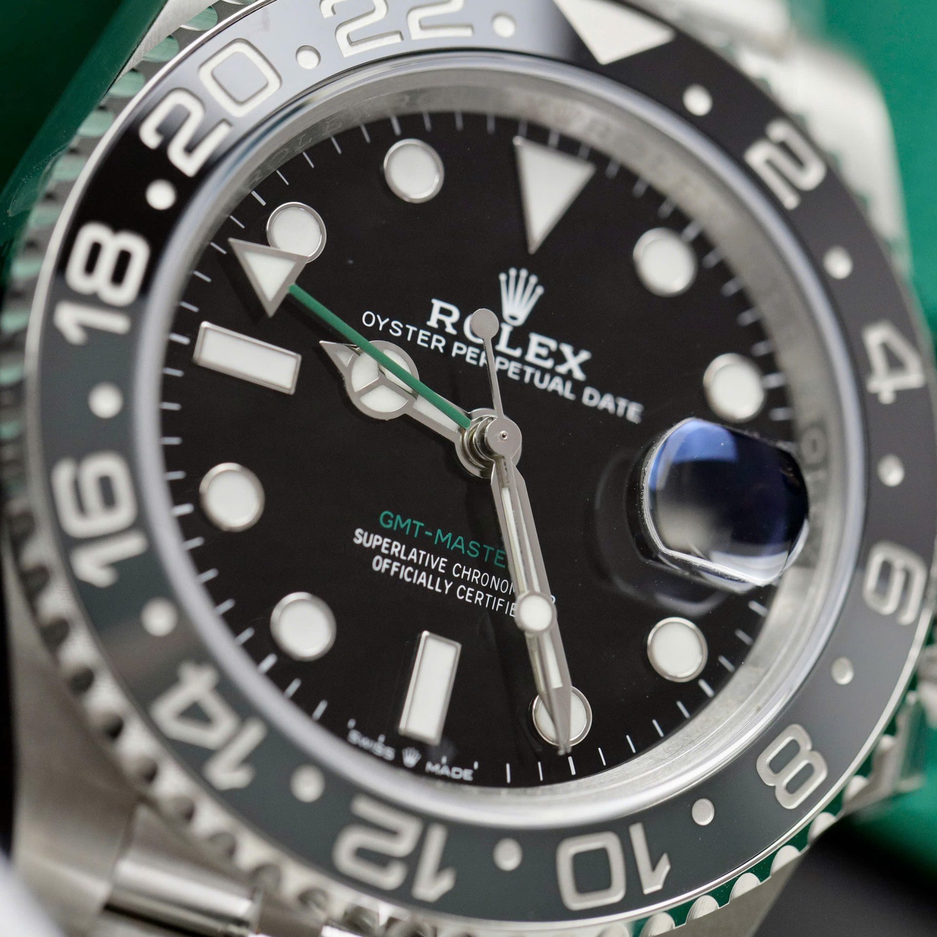 Rolex GMT-Master II 126710GRNR Bruce Wayne 904L Steel Black Dial 40mm Jub Super Clone