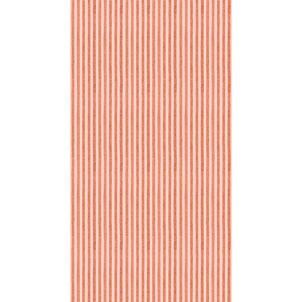 Papier peint panoramique intissé rayures terracotta, beige, 3 lés, L.280 x l.150cm IDPanneaux