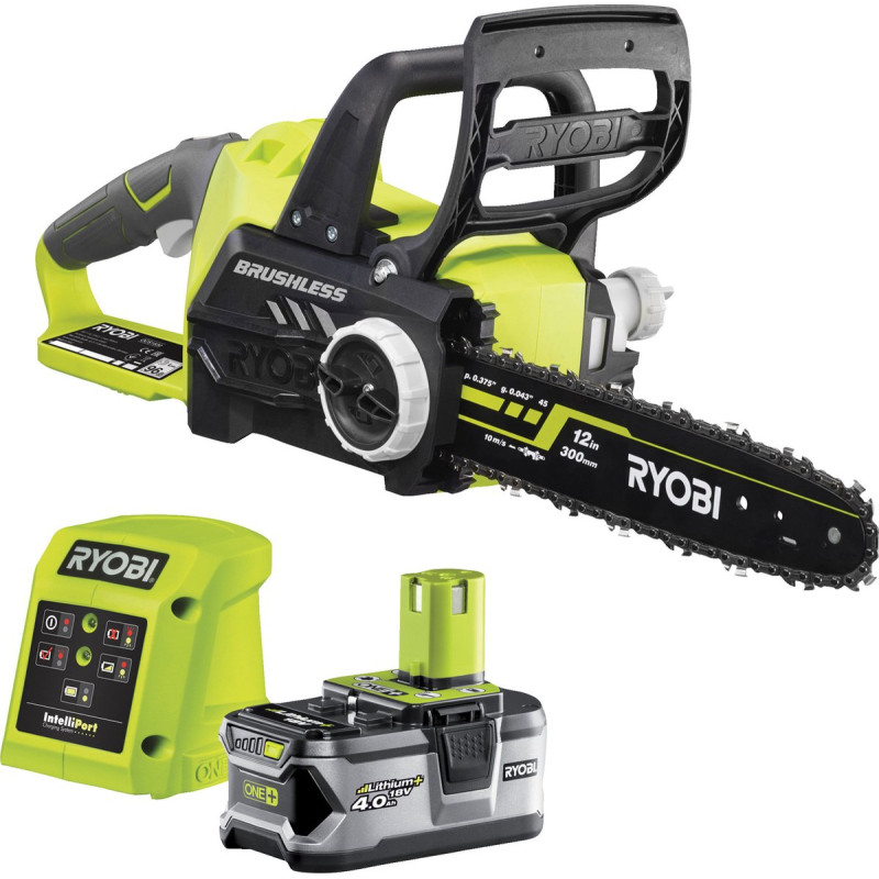 Tronçonneuse sur batterie RCS1830-140B 18 V 4 Ah 30 cm RYOBI