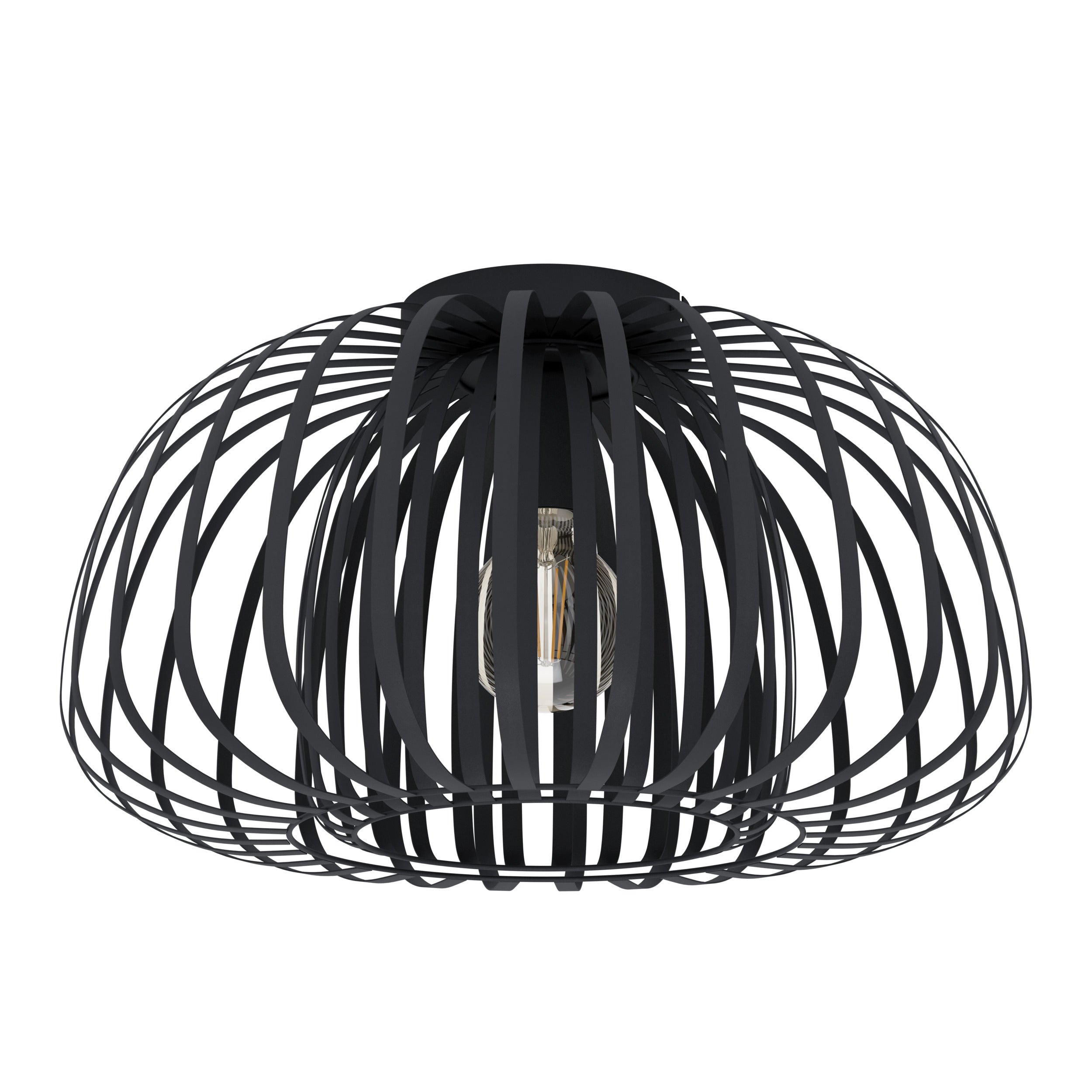 EGLO plafondlamp Encinitos 1 - e27 - ø 45 cm - zwart