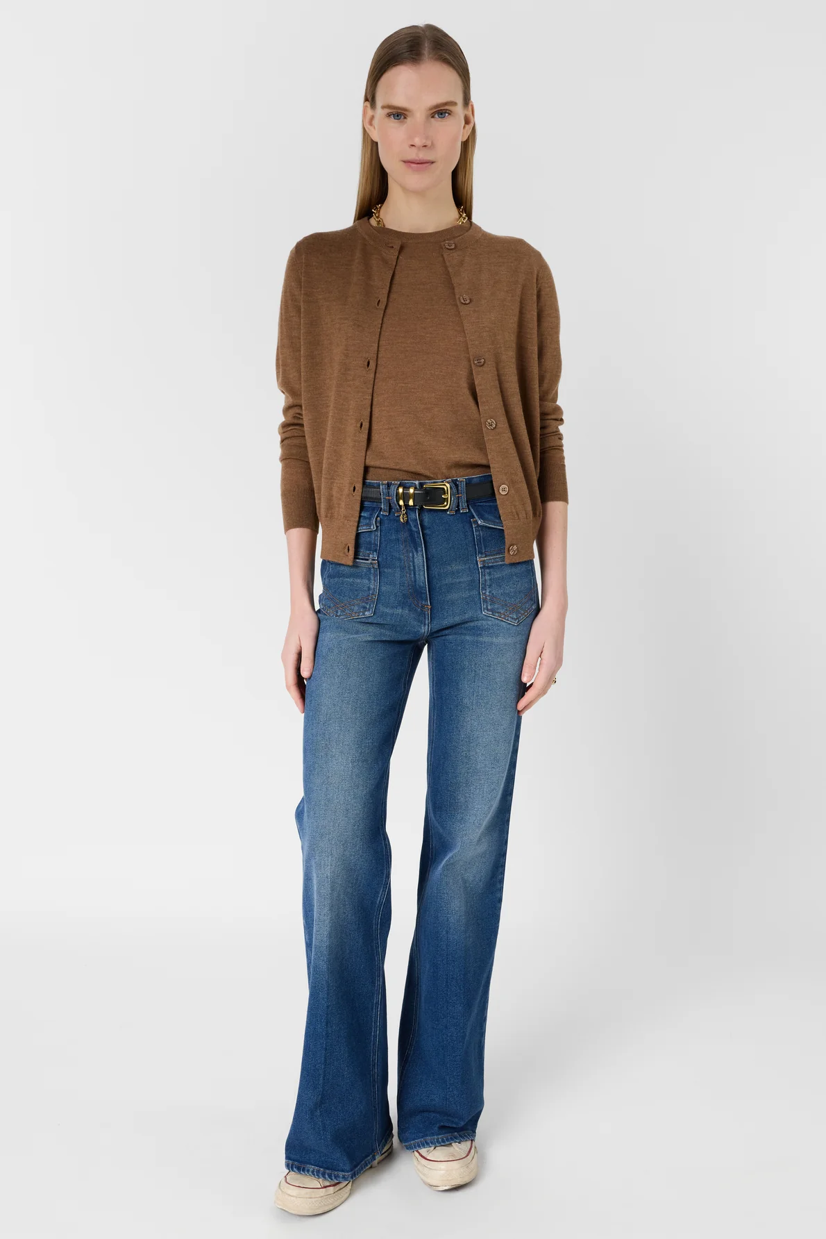 Gilet en laine mérinos fine - ESTELLE