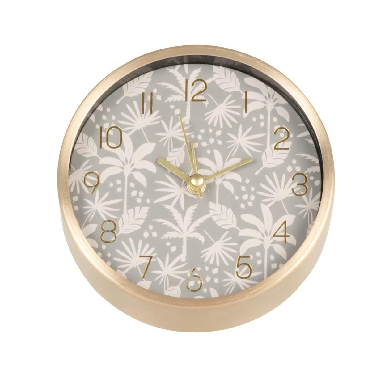 ASWAN - Horloge dorée, verte et beige D11