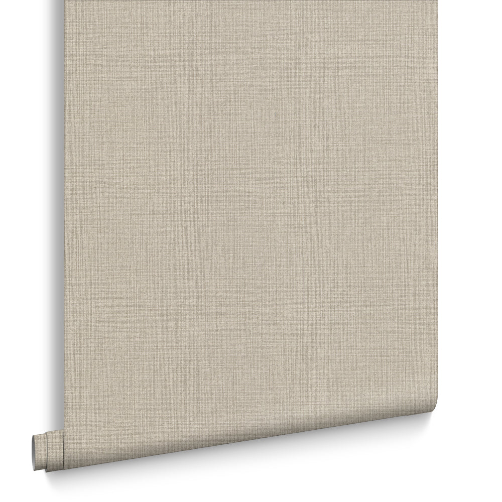 Graham & Brown Vliesbehang - Linen Beige - 10mx52cm