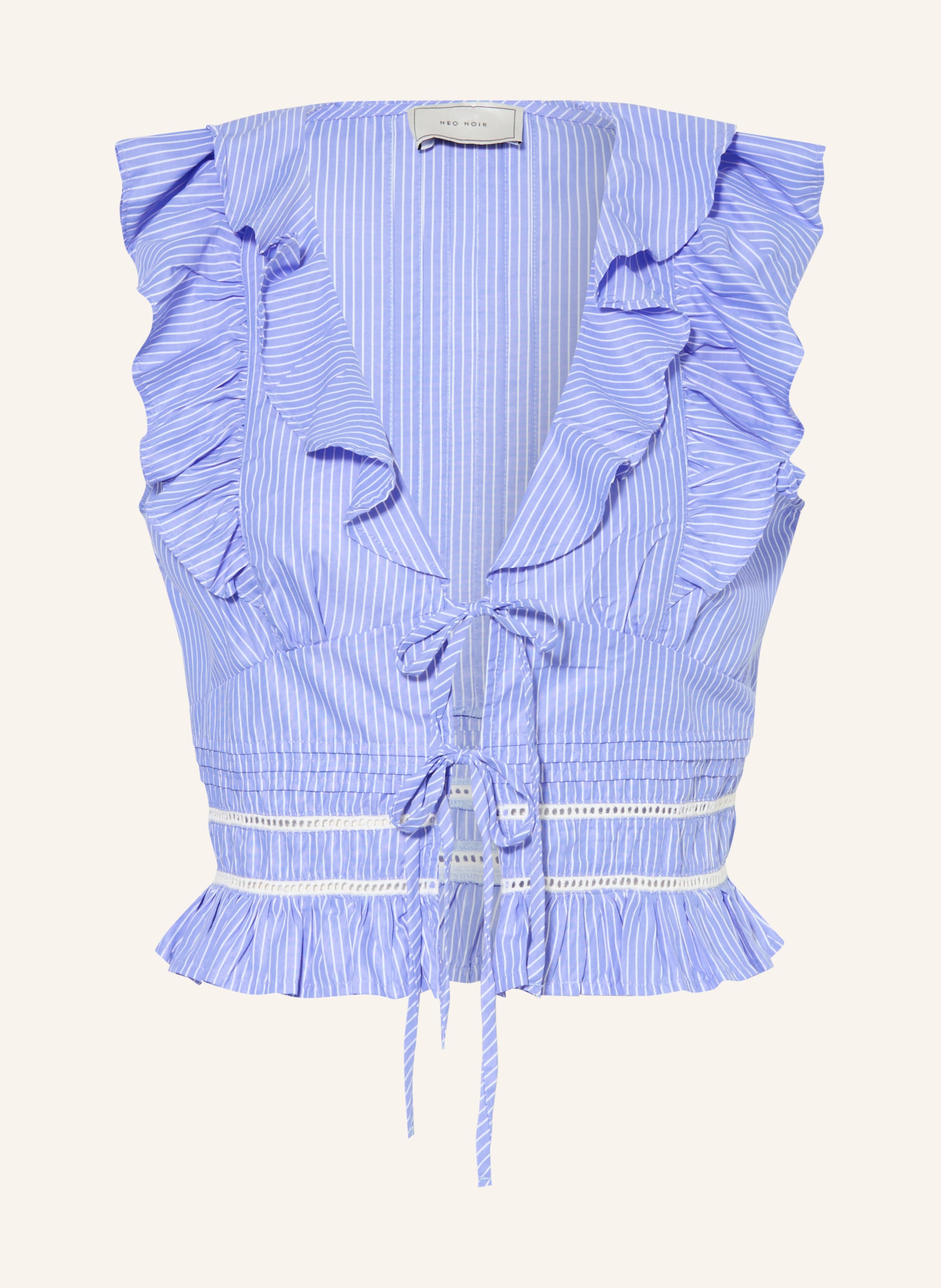 NEO NOIR Blusenshirt JOLIA mit Rüschen und Volants
