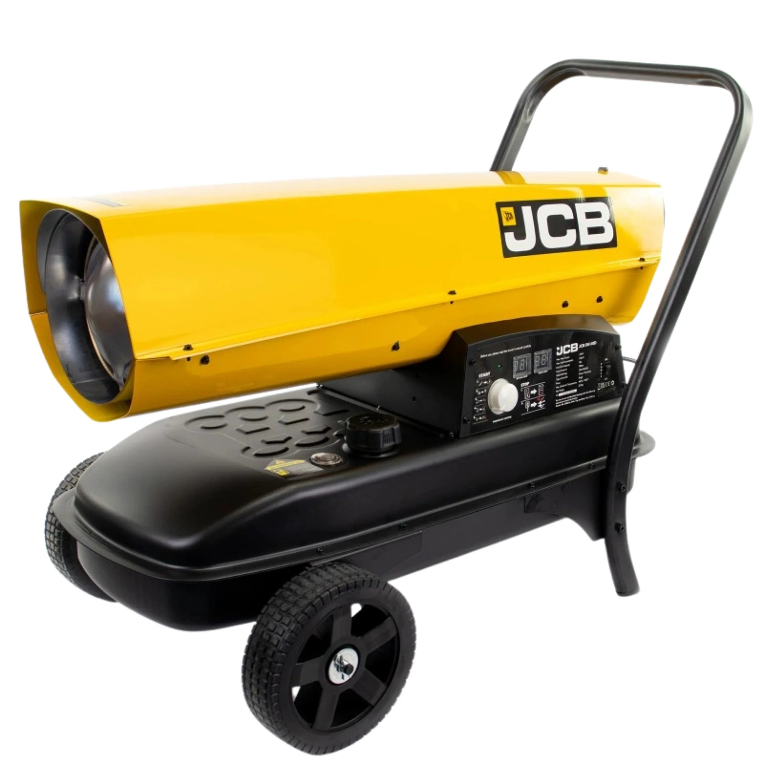 Nagrzewnica Olejowa JCB Tools 37 kW Z Termostatem I Wyświetlaczem Elektronicznym