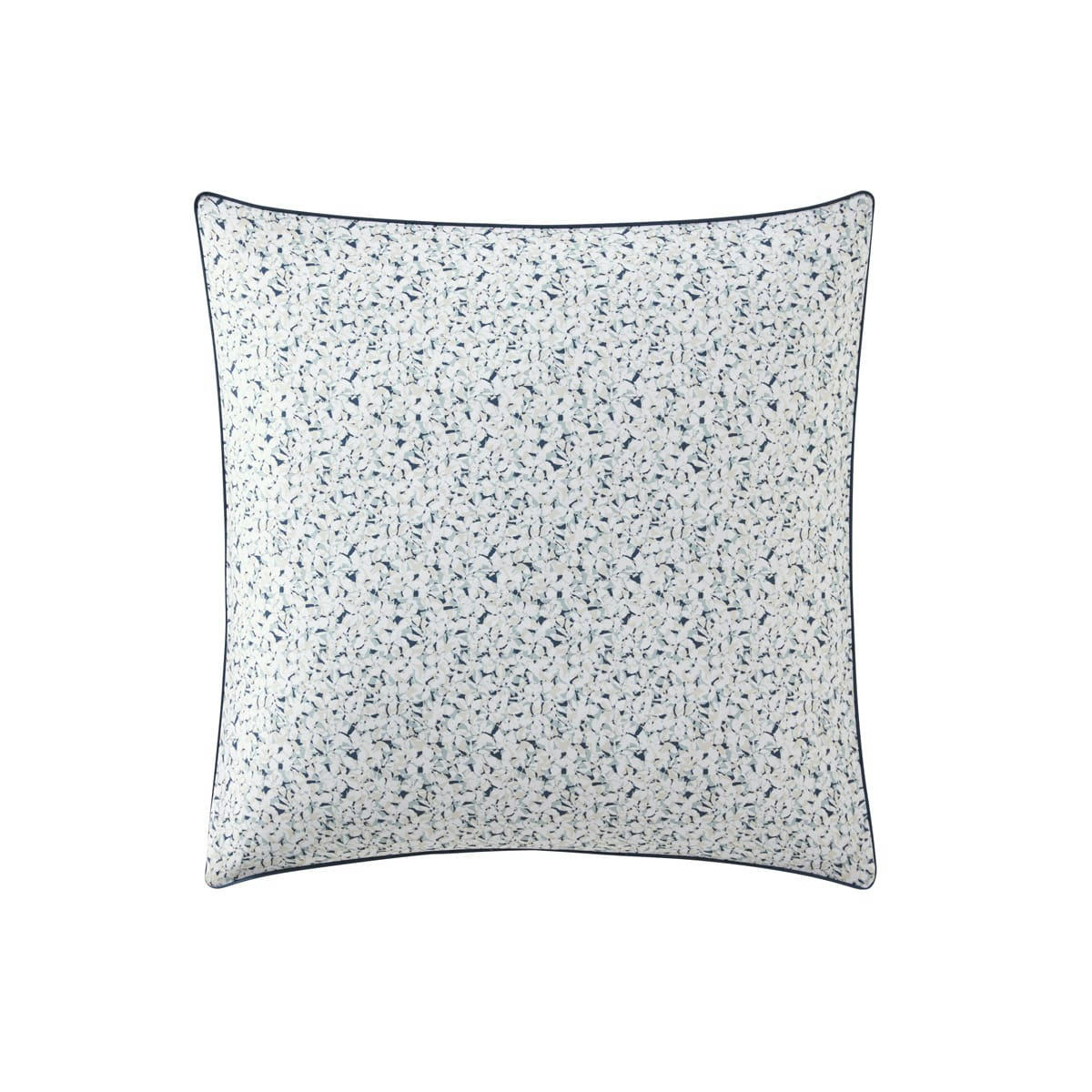 NUI - Taie d'oreiller en satin de coton bleu 65x65