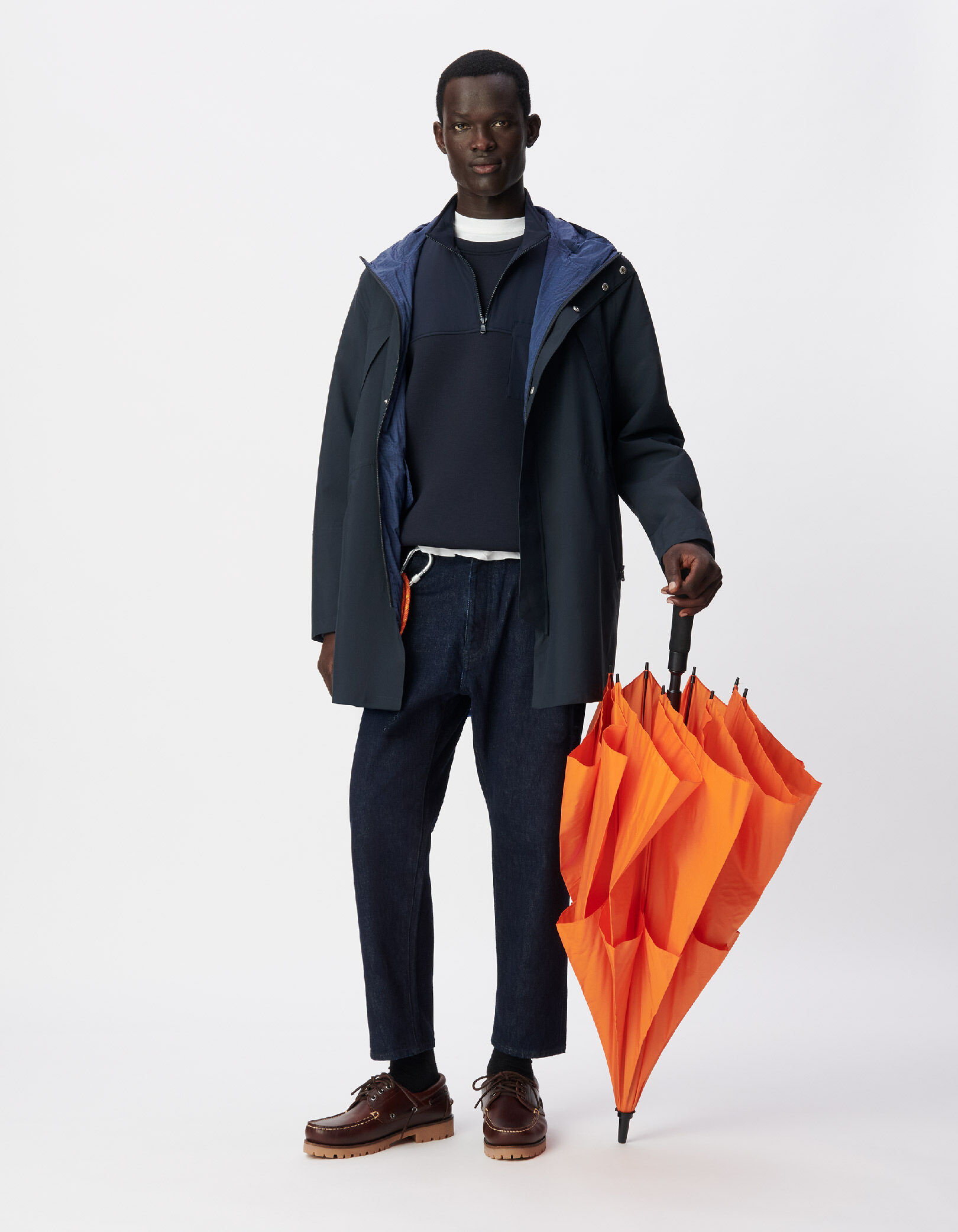 Parka légère marine WATERPROOF BREATHABLE Homme