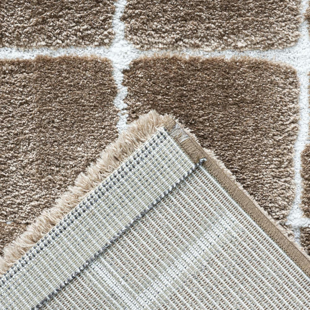 BYRON I - Tapis contemporain brun 200x290 cm