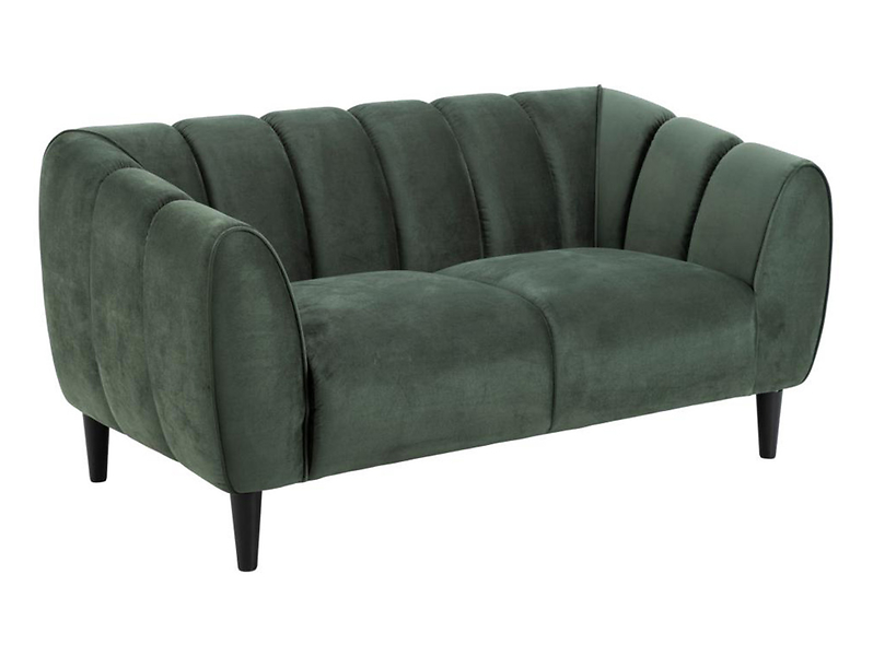 Sofa dwuosobowa Bayton 2S nierozkładana zielona