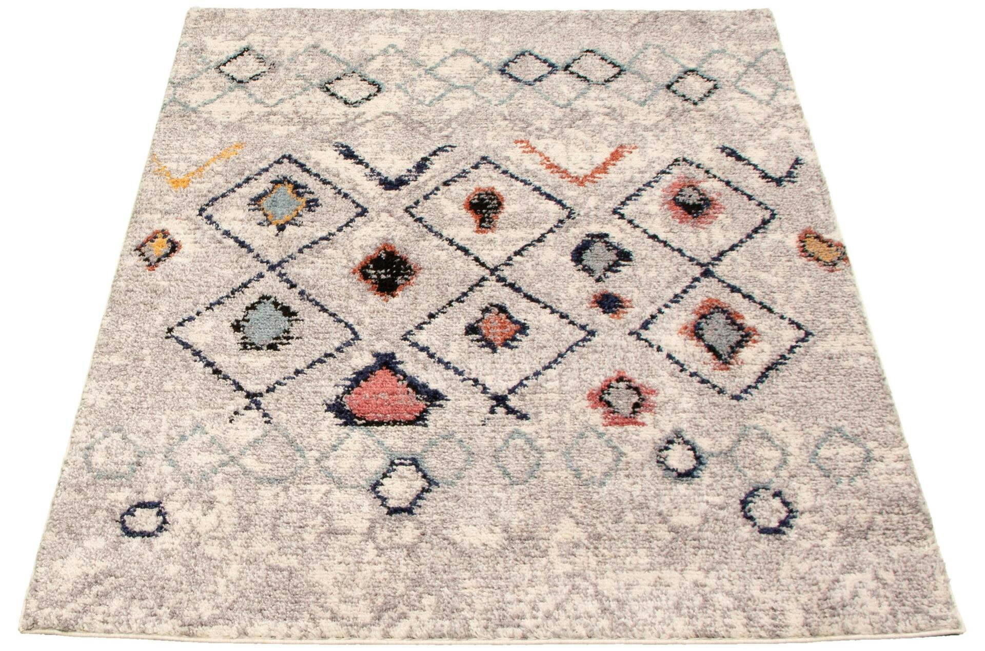 ECARPET Morocco Classic Indoor Area Rug, Ivory, Assorted Sizes